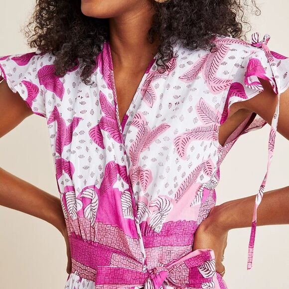 Banjanan • Anthropologie Mercy ruffled wrap dress - Picture 4 of 9